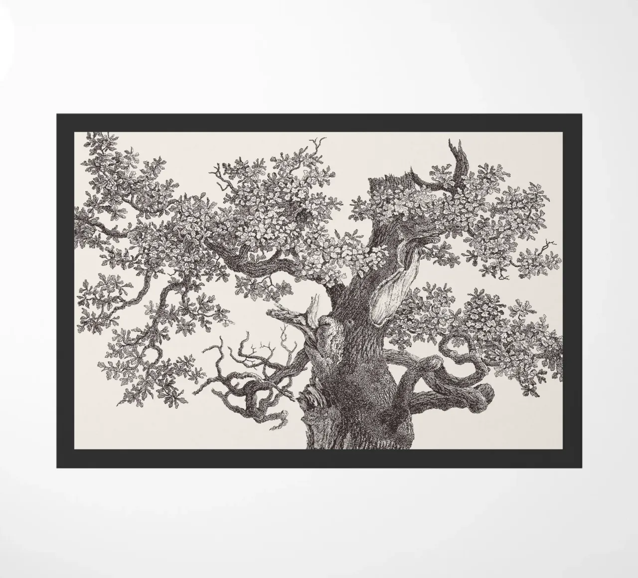 Oak Tree Top Fußmatte von apoloprints