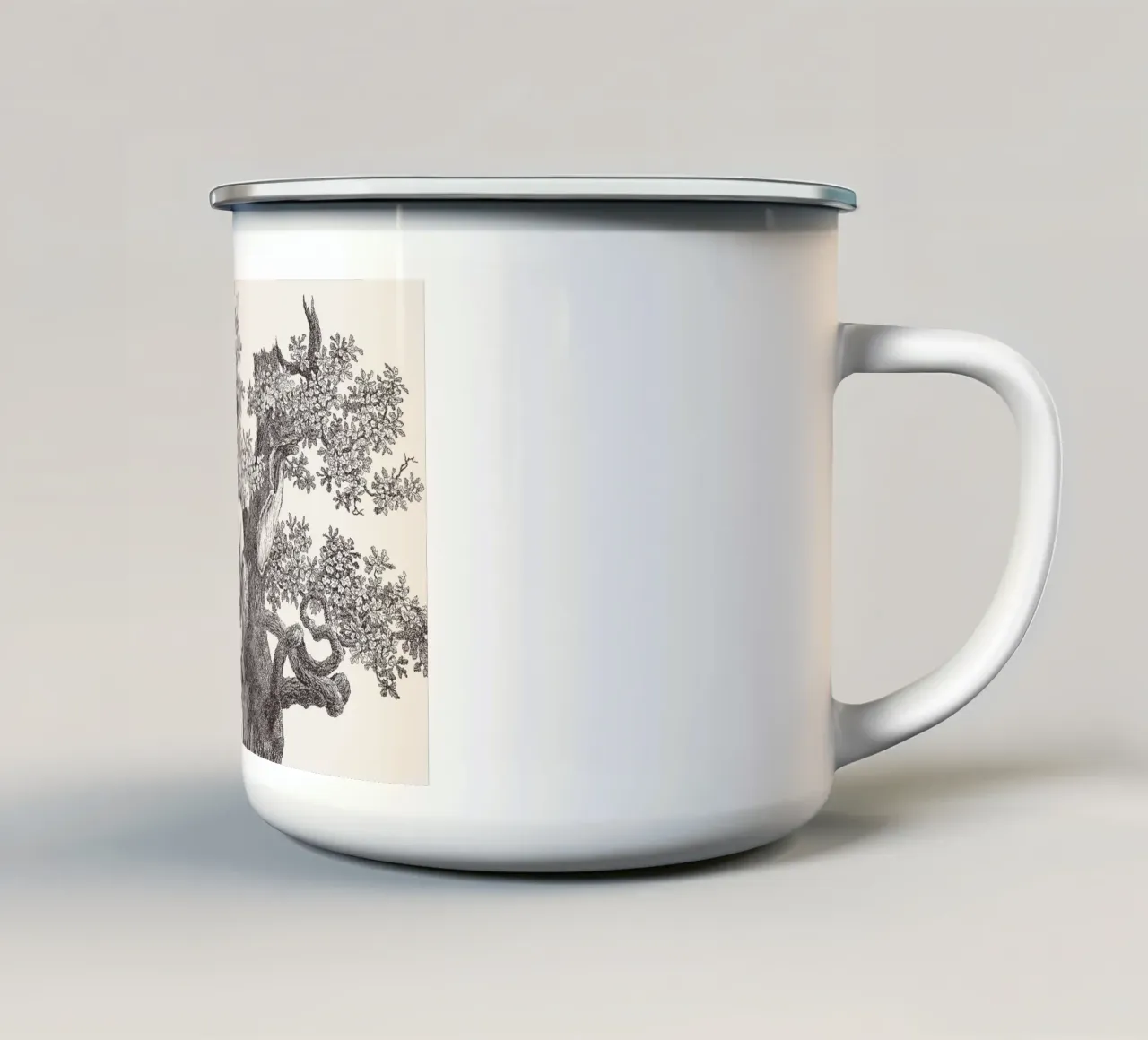 Oak Tree Top tazza in smalto da apoloprints
