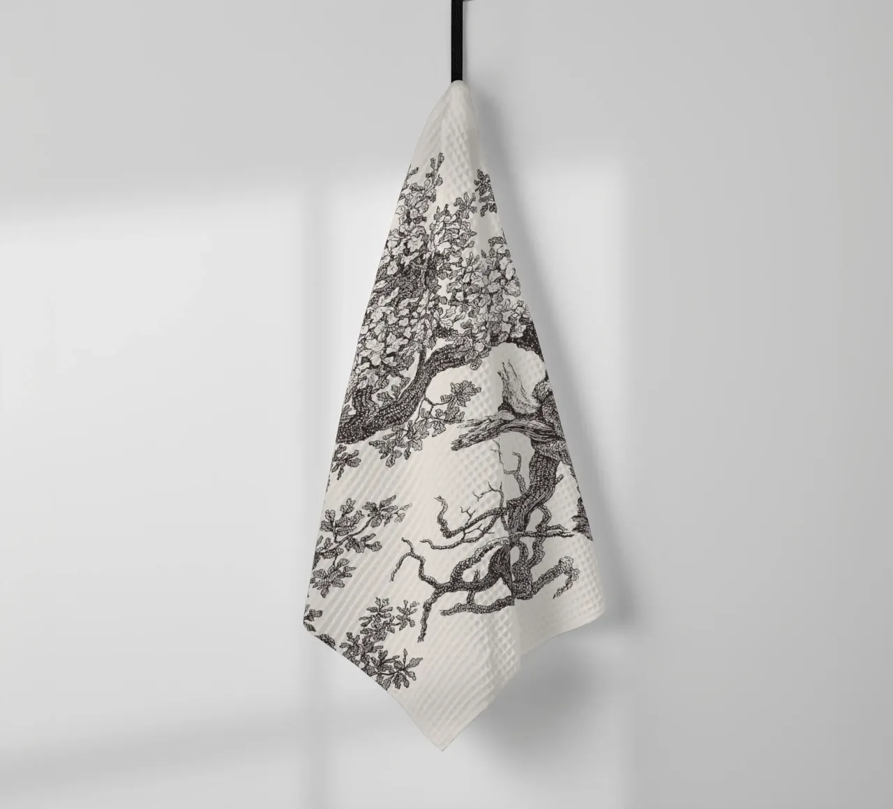 Oak Tree Top tea towel by apoloprints