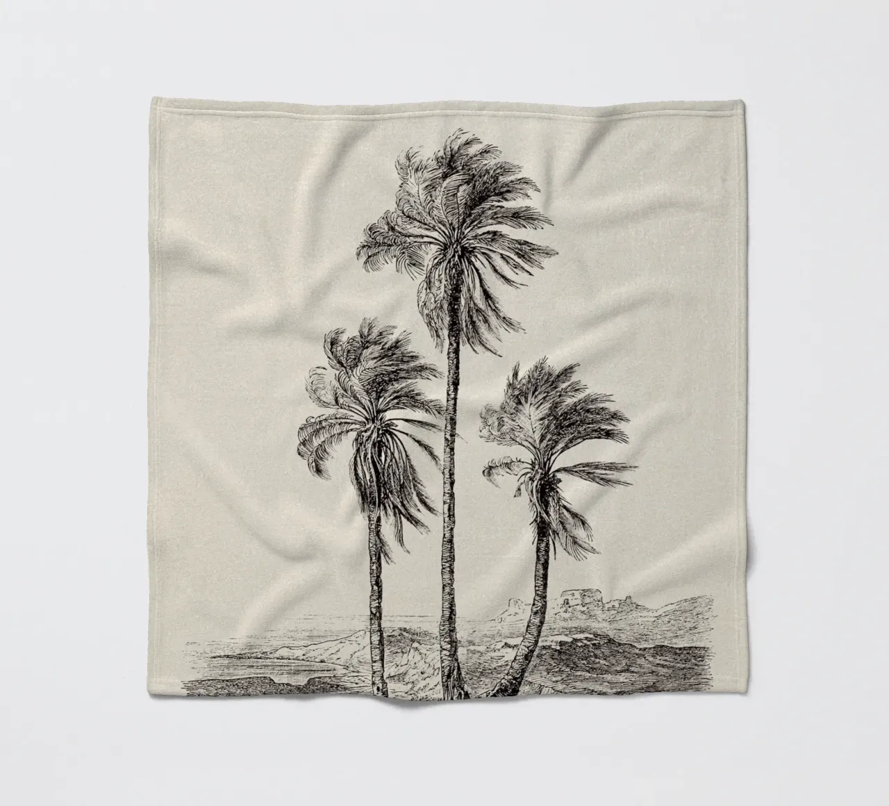 Palm Tree Group coperta in pile da apoloprints