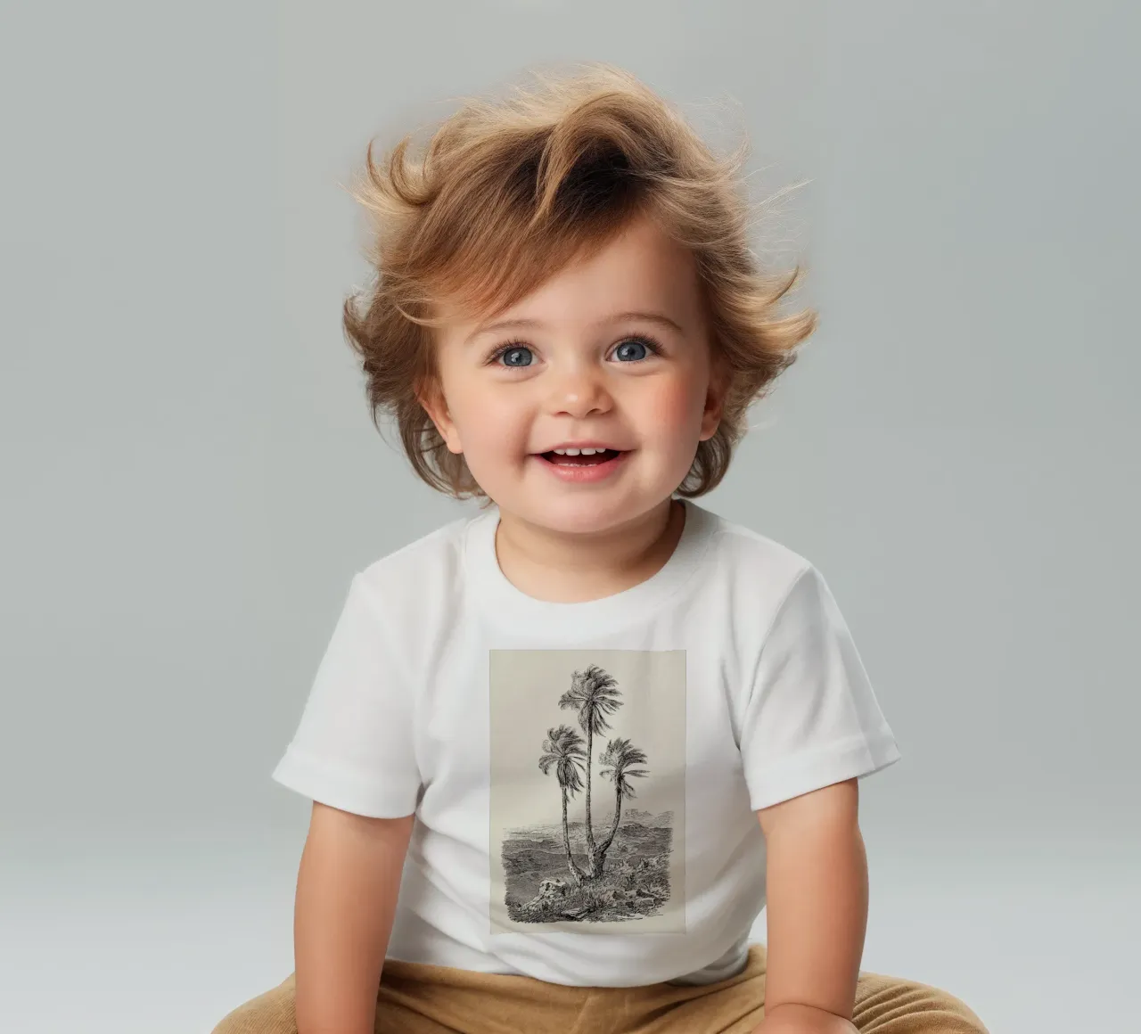 Palm Tree Group maglietta neonato da apoloprints