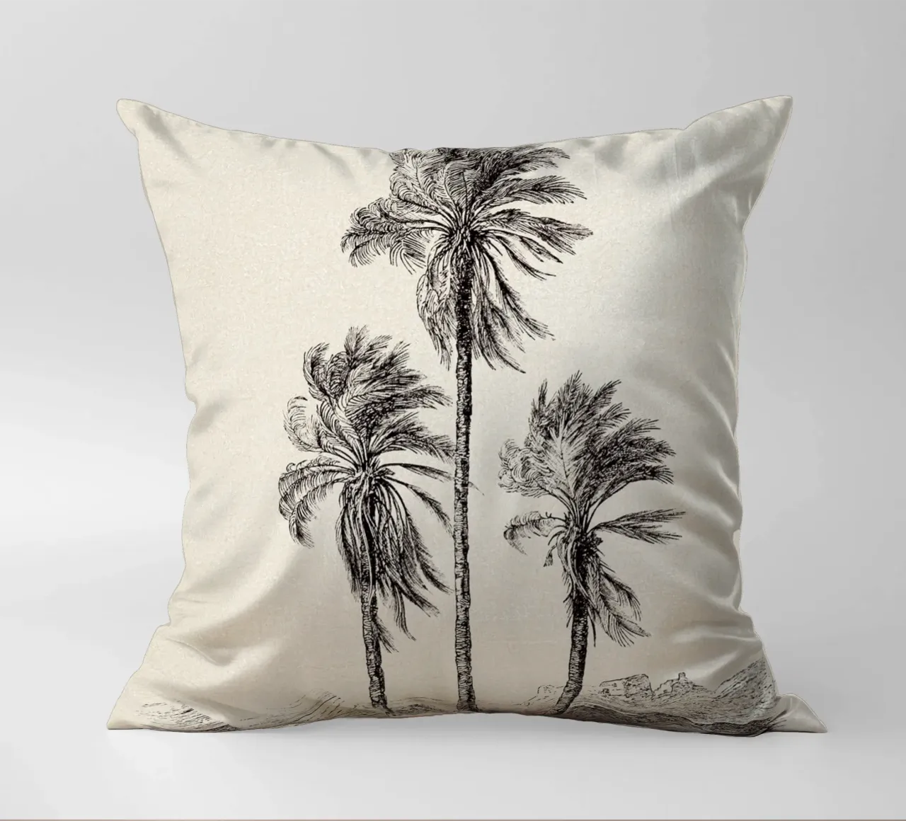 Palm Tree Group cuscino da apoloprints