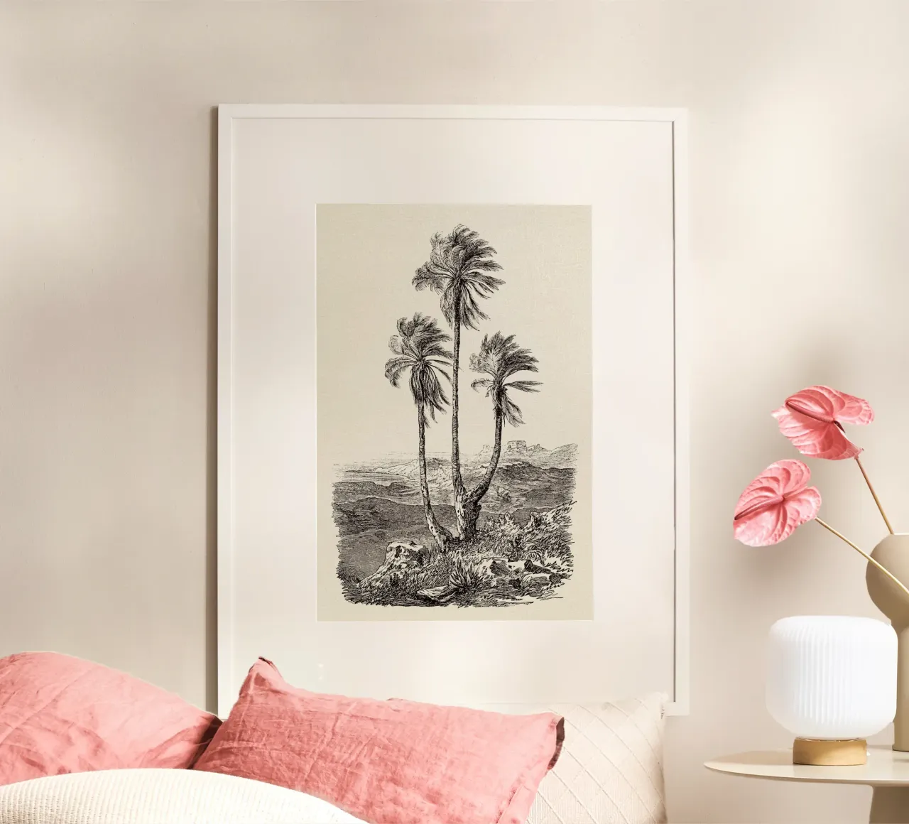 Palm Tree Group carta hahnemühle da apoloprints