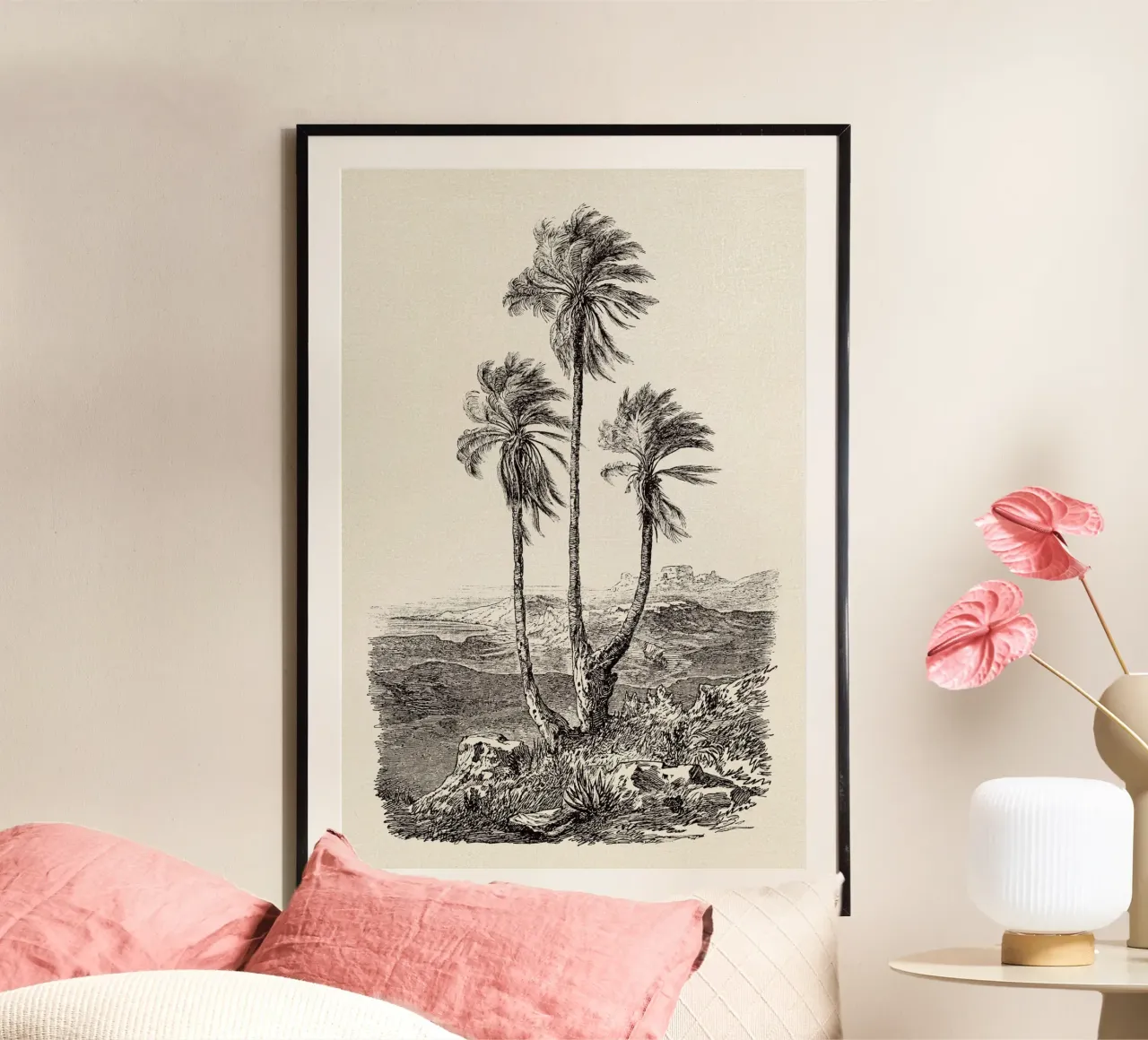 Palm Tree Group carta hahnemühle da apoloprints