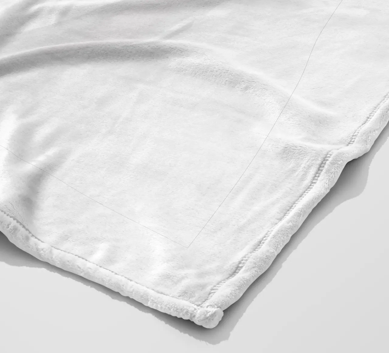 Cigno a una linea coperta in pile da Addillum