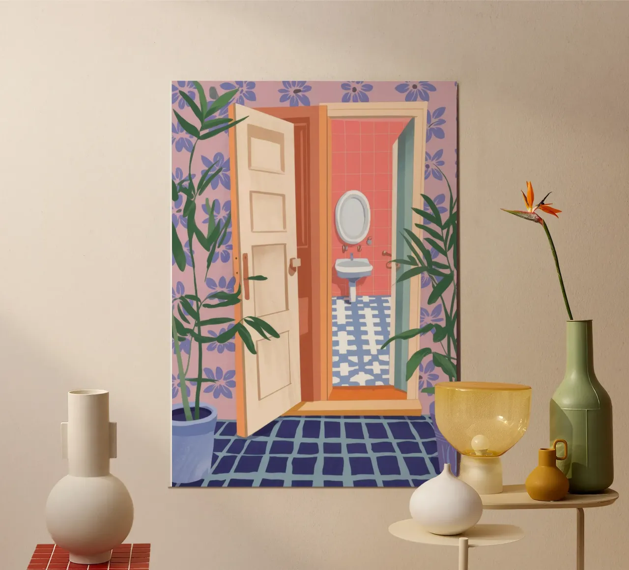 Pastel Retreat poster by Artie Shifa