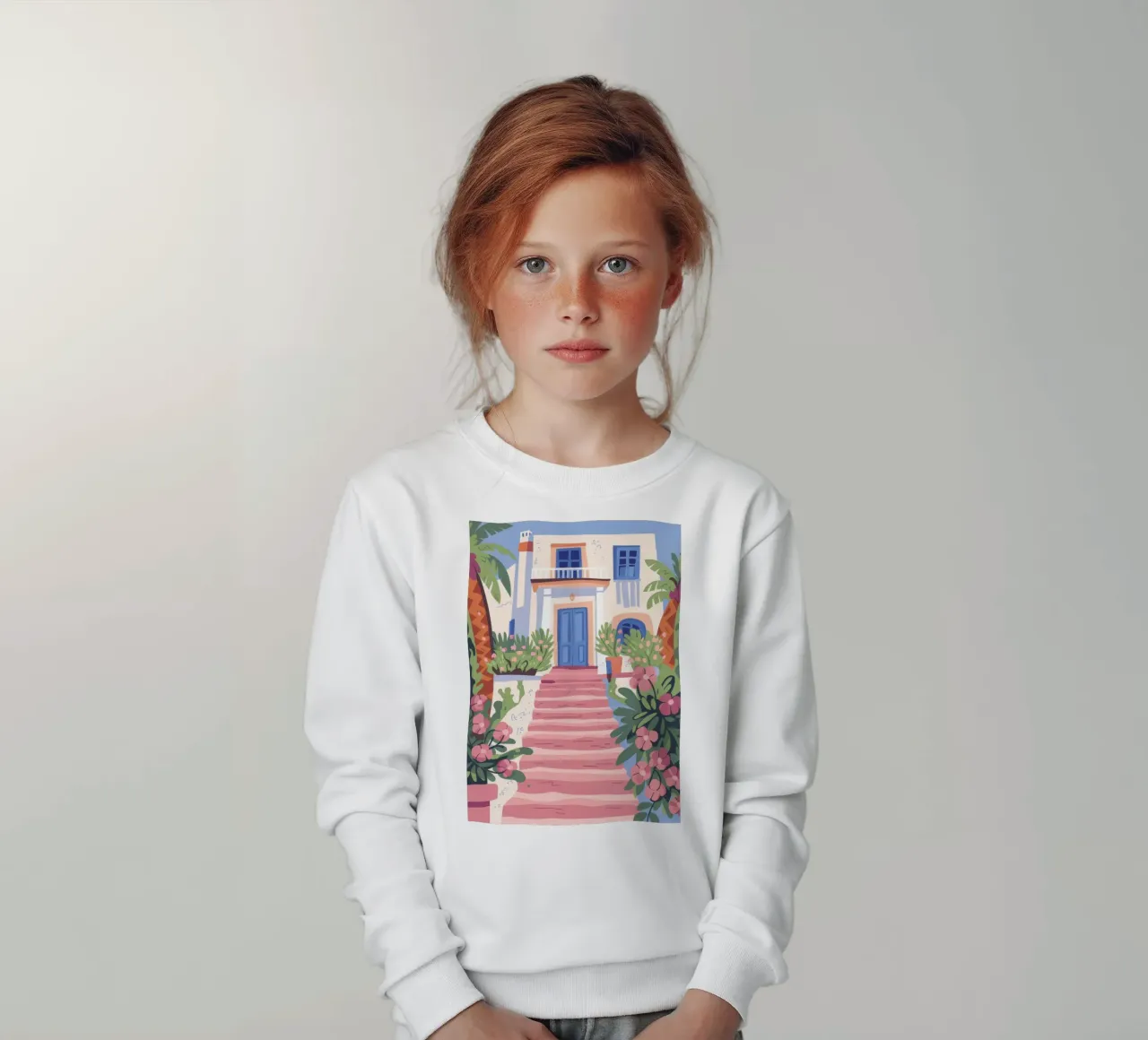 Passi di pastello felpa bambino da Artie Shifa
