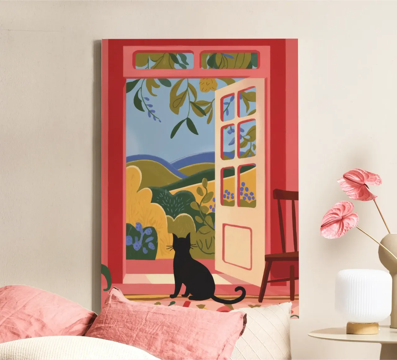 Pastoral Scene canvas by Artie Shifa