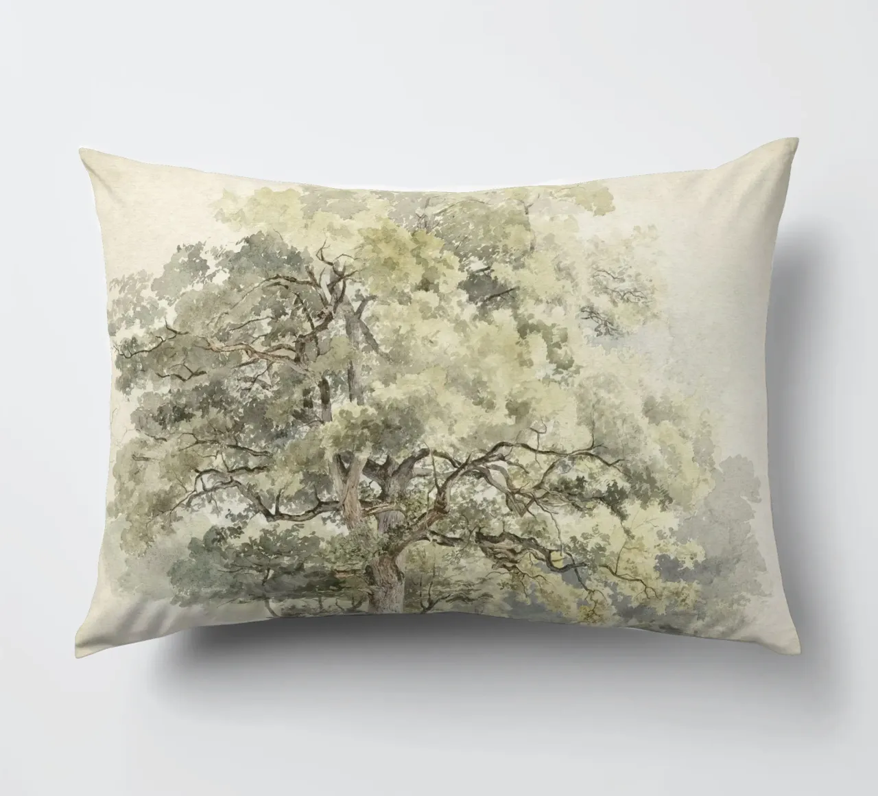 Tree Study Watercolor cuscino da apoloprints