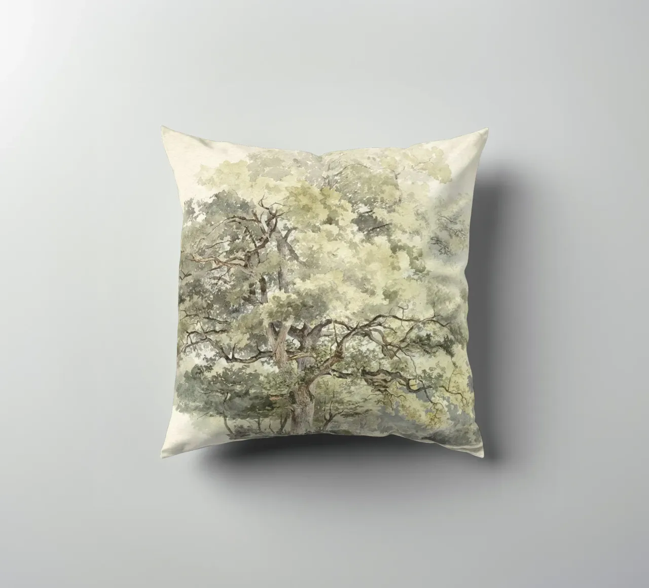 Tree Study Watercolor cuscino da apoloprints