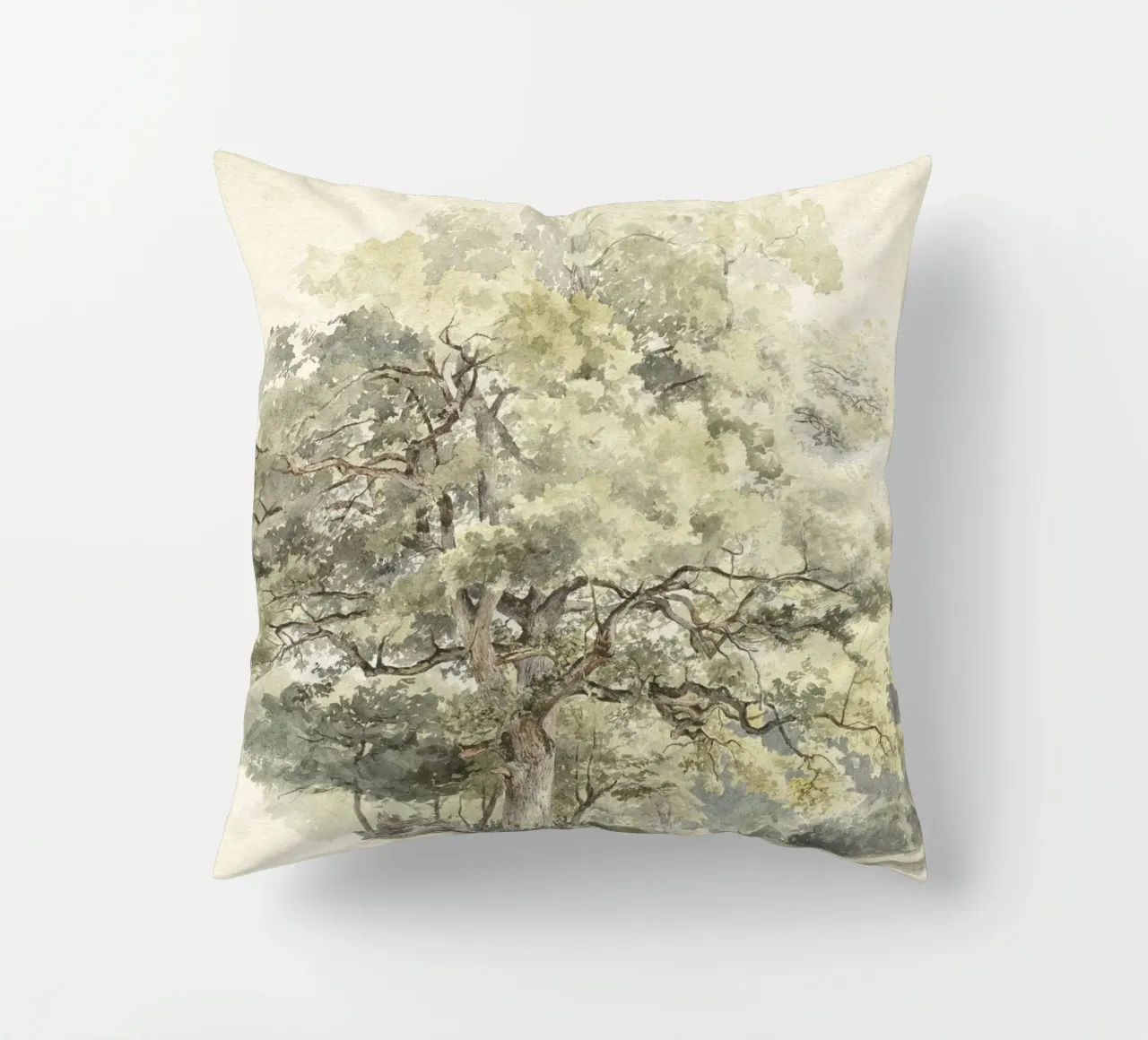 Tree Study Watercolor cuscino da apoloprints