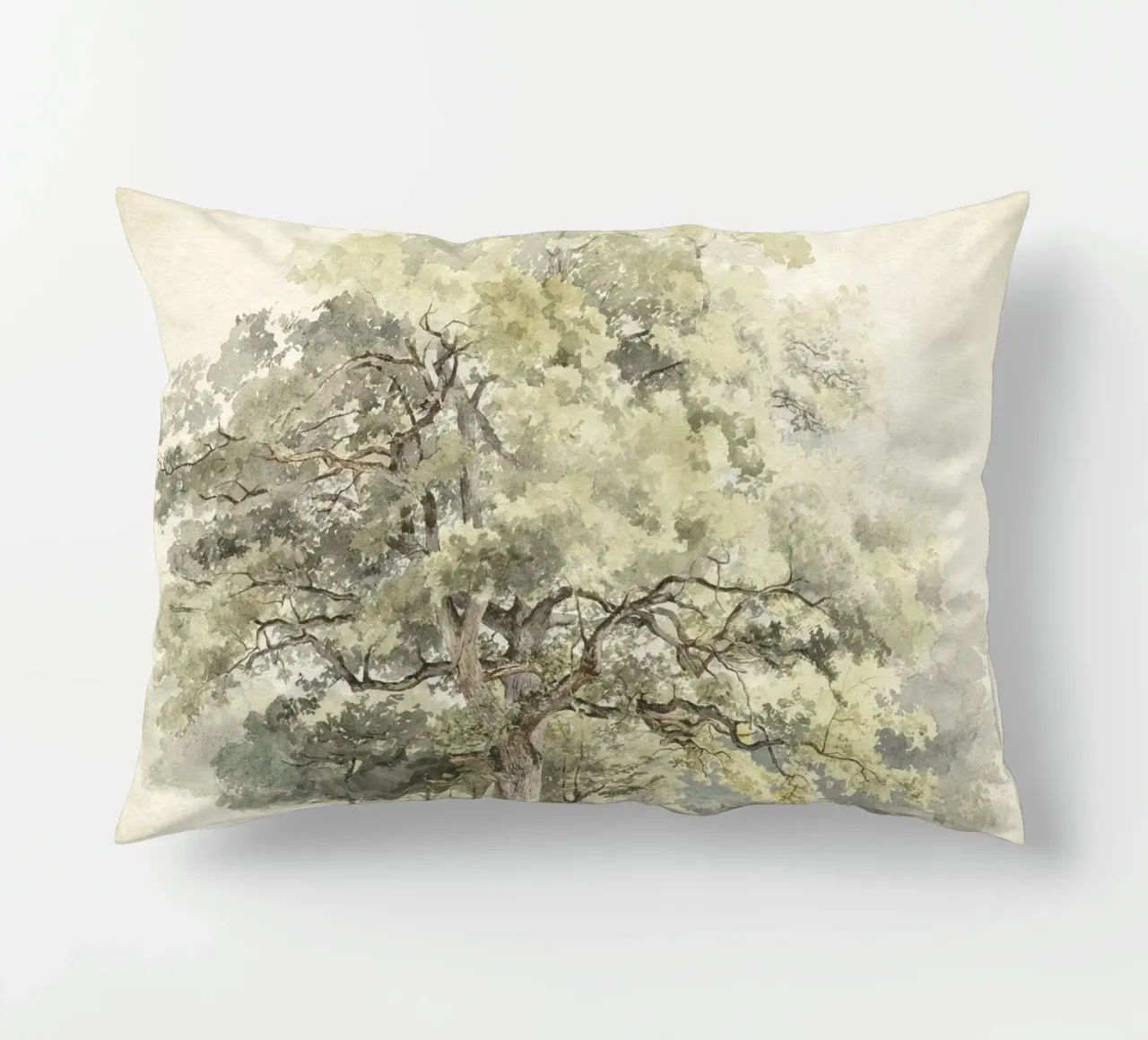 Tree Study Watercolor cuscino da apoloprints