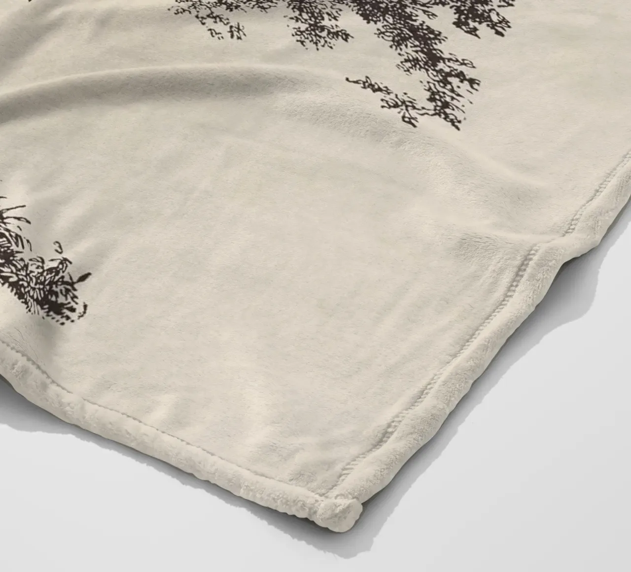 Tree Sketch - Sycamore Maple coperta in pile da apoloprints