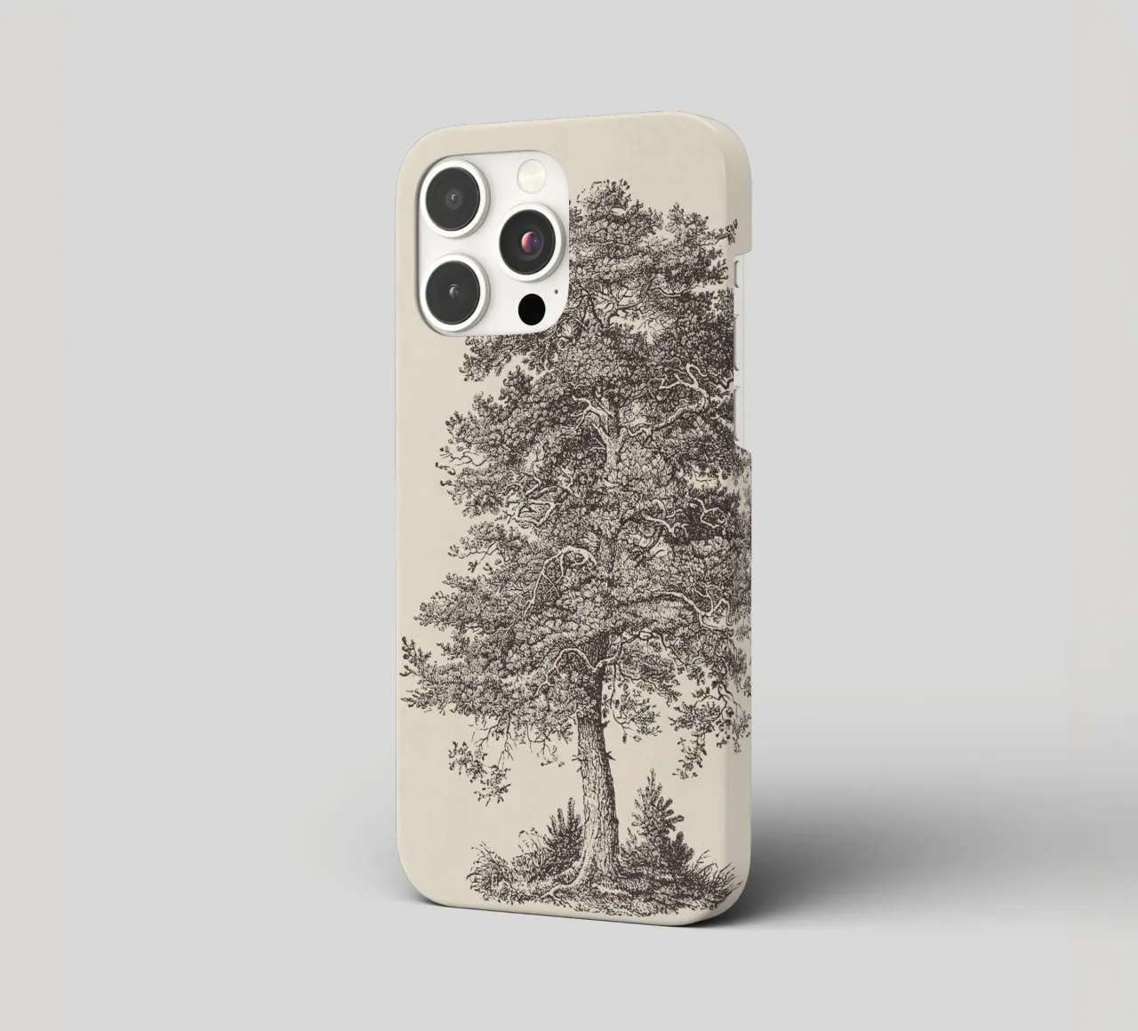 Tree Sketch - Scotch Pine cover iphone da apoloprints