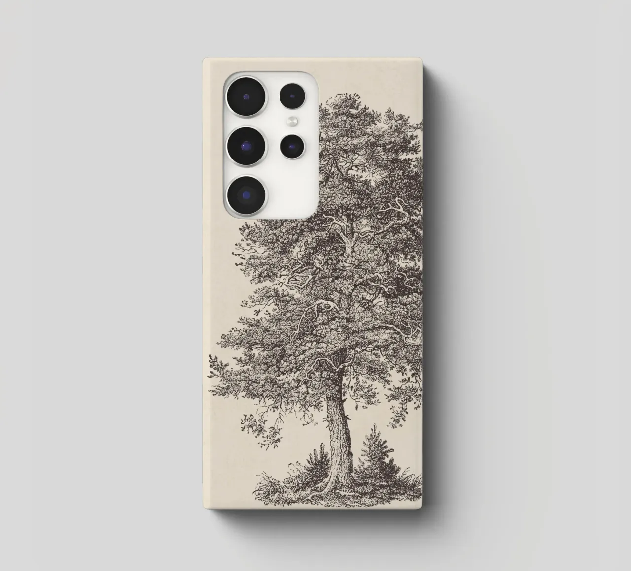 Tree Sketch - Scotch Pine cover samsung da apoloprints