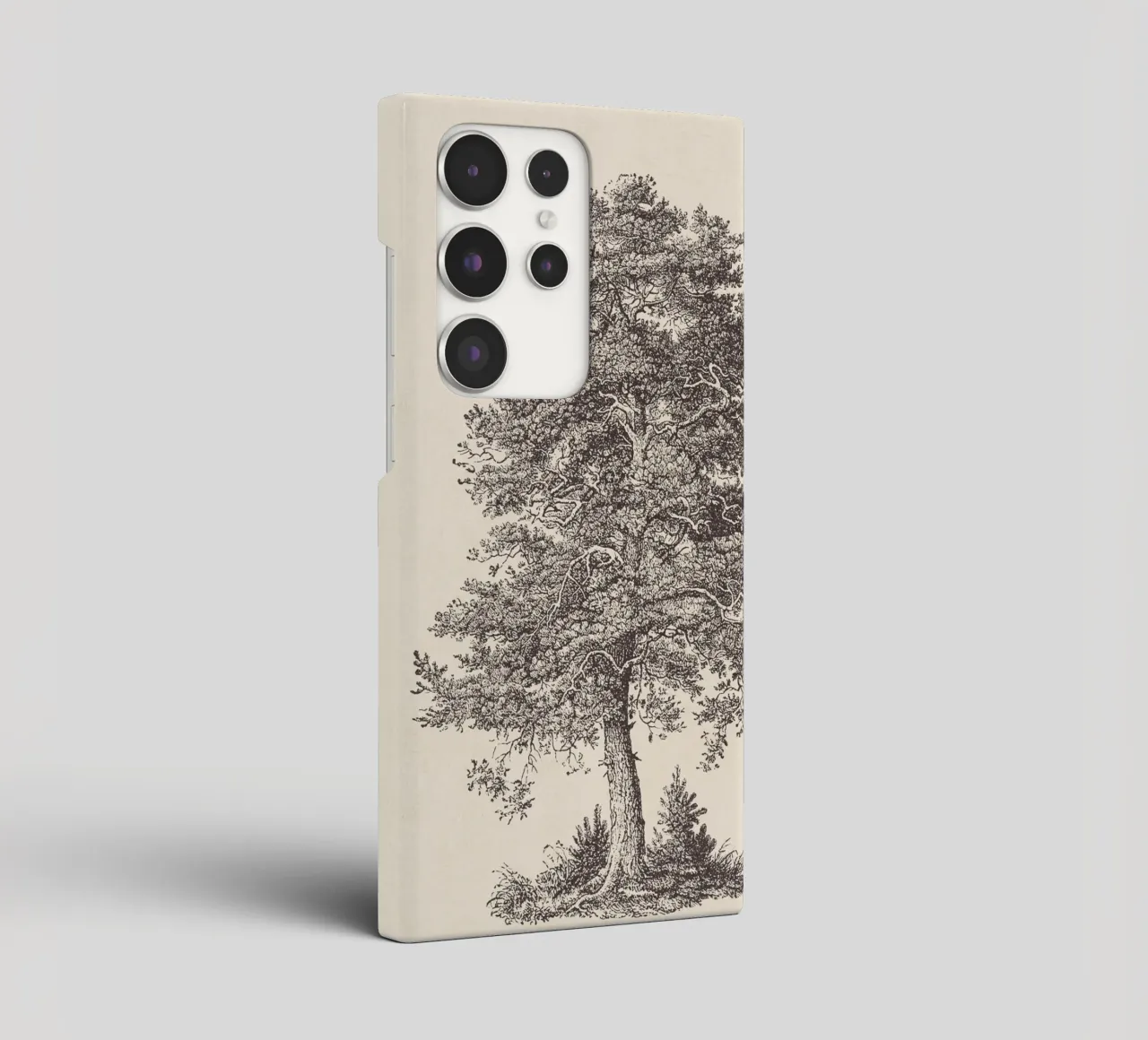 Tree Sketch - Scotch Pine cover samsung da apoloprints