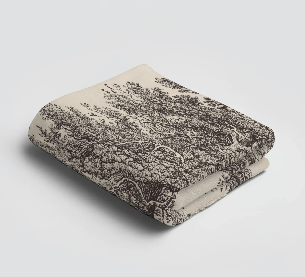 Tree Sketch - Scotch Pine asciugamano da bagno da apoloprints