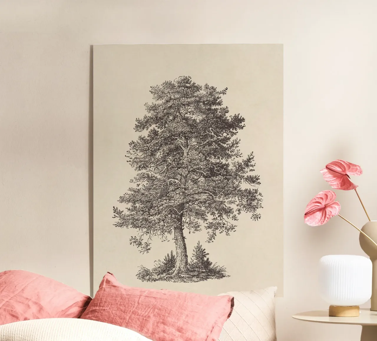 Tree Sketch - Scotch Pine plexiglass da apoloprints