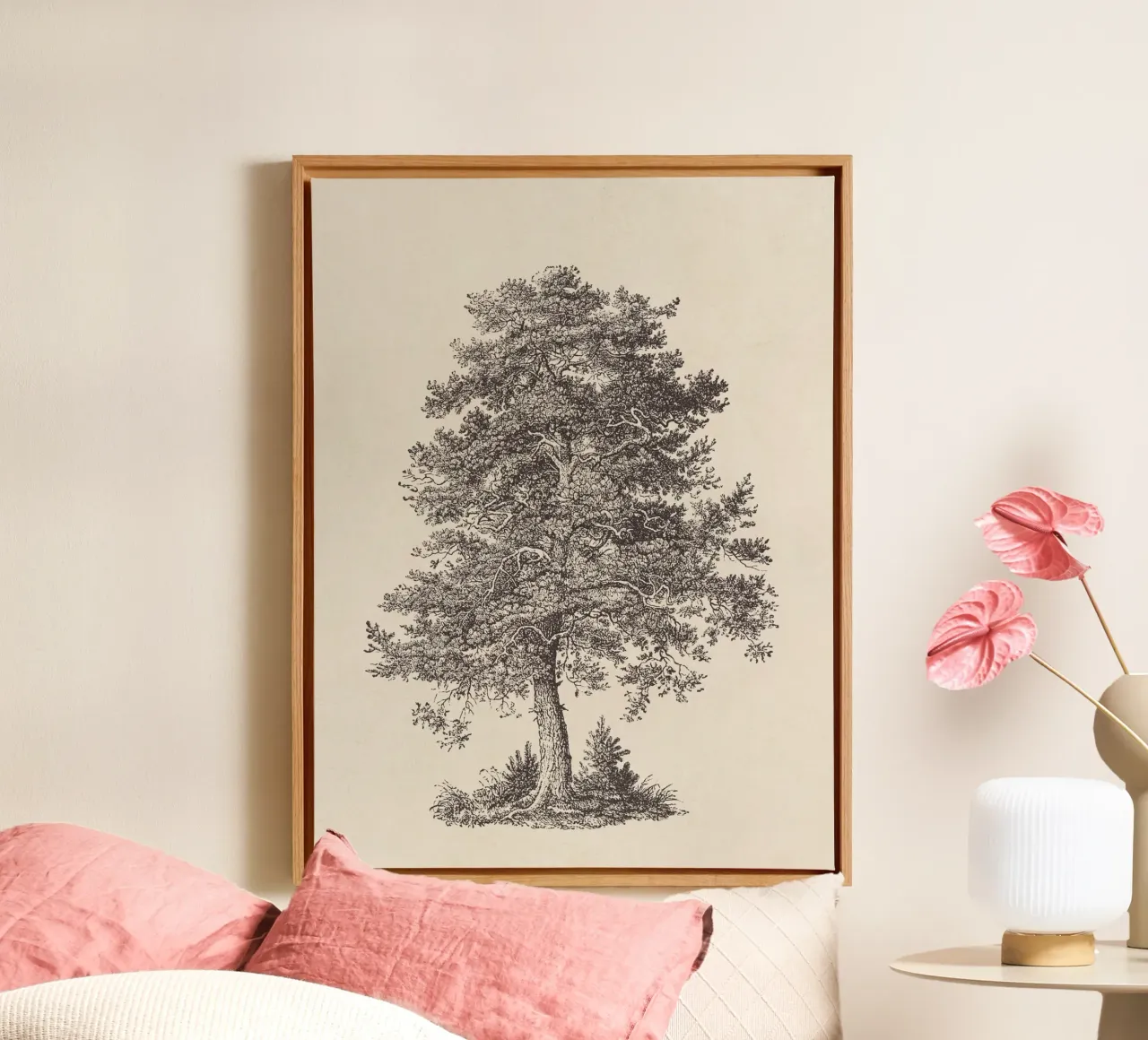 Tree Sketch - Scotch Pine tela da apoloprints