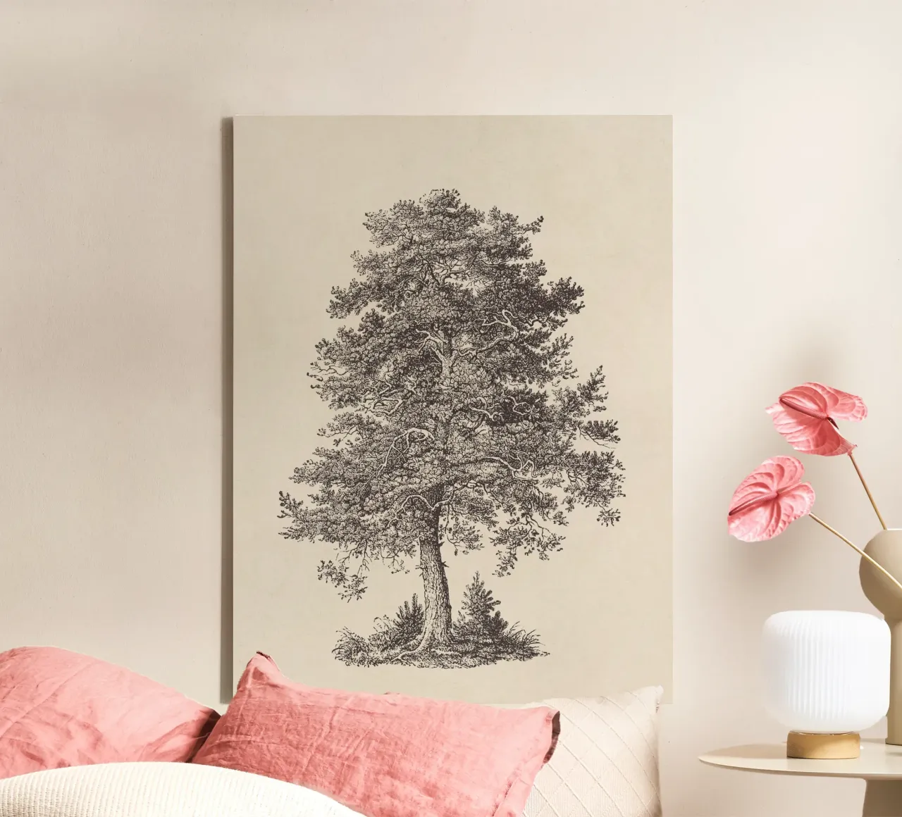 Tree Sketch - Scotch Pine tela da apoloprints