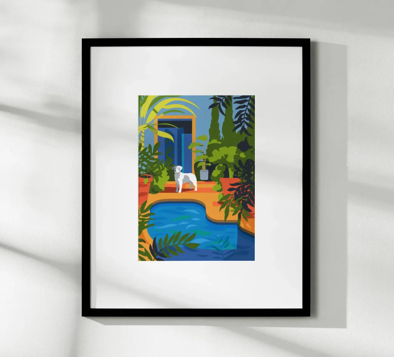 Ruhe am Pool Poster von Artie Shifa