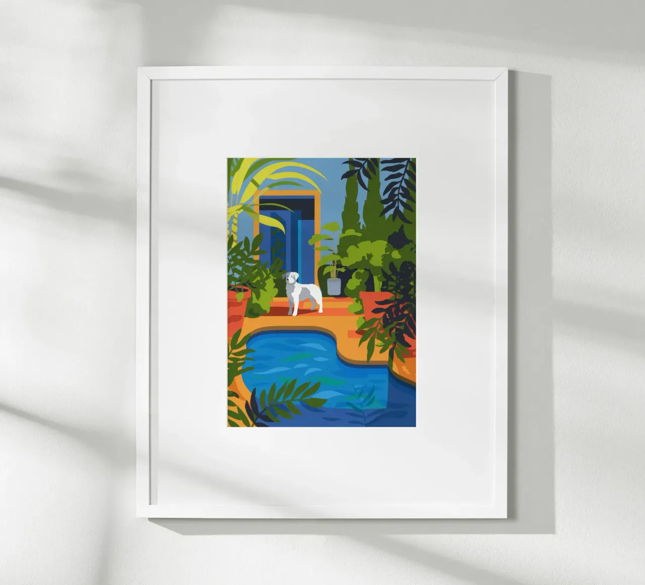Ruhe am Pool Poster von Artie Shifa