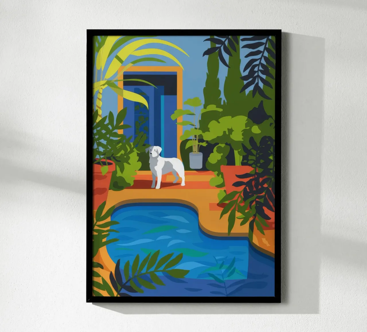 Ruhe am Pool Poster von Artie Shifa