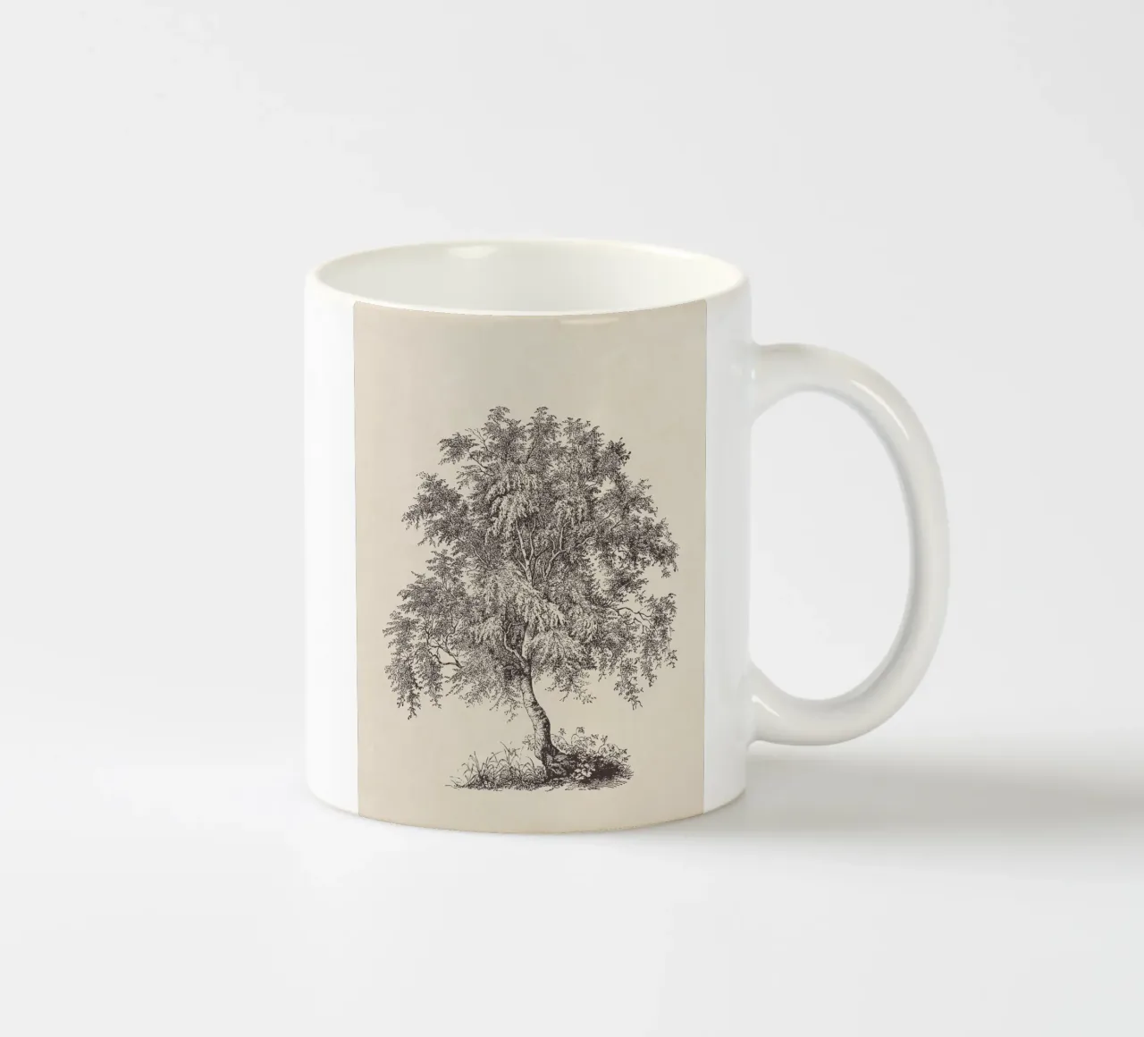Tree Sketch - Silver Birch tazza in ceramica da apoloprints