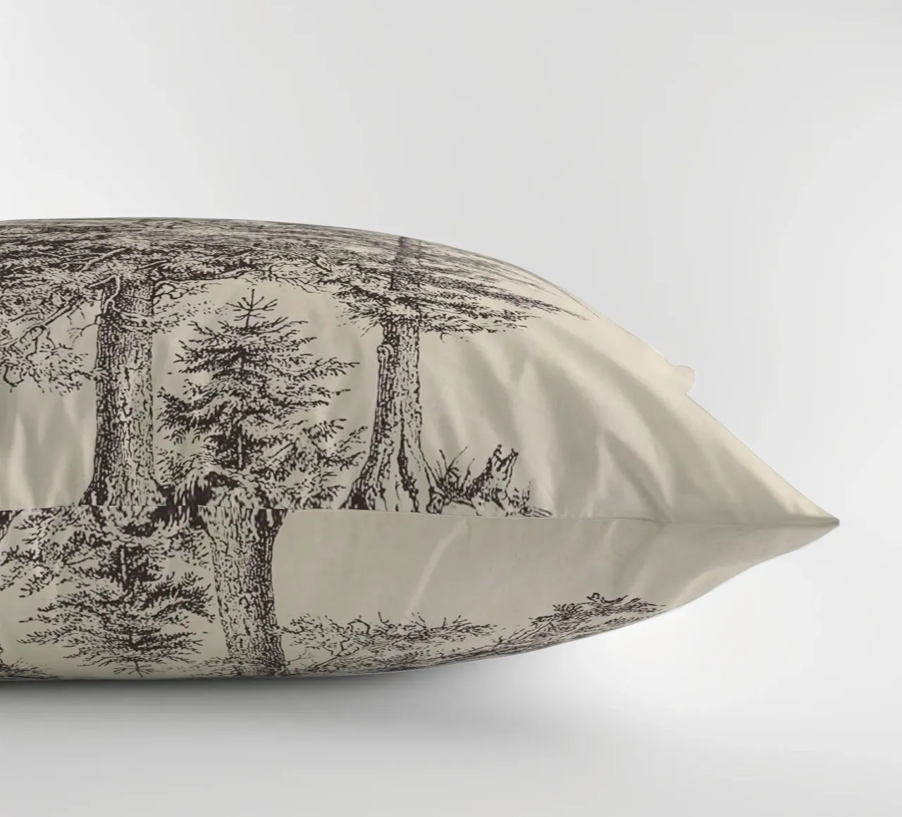 Tree Sketch - Silver Fir cuscino da apoloprints