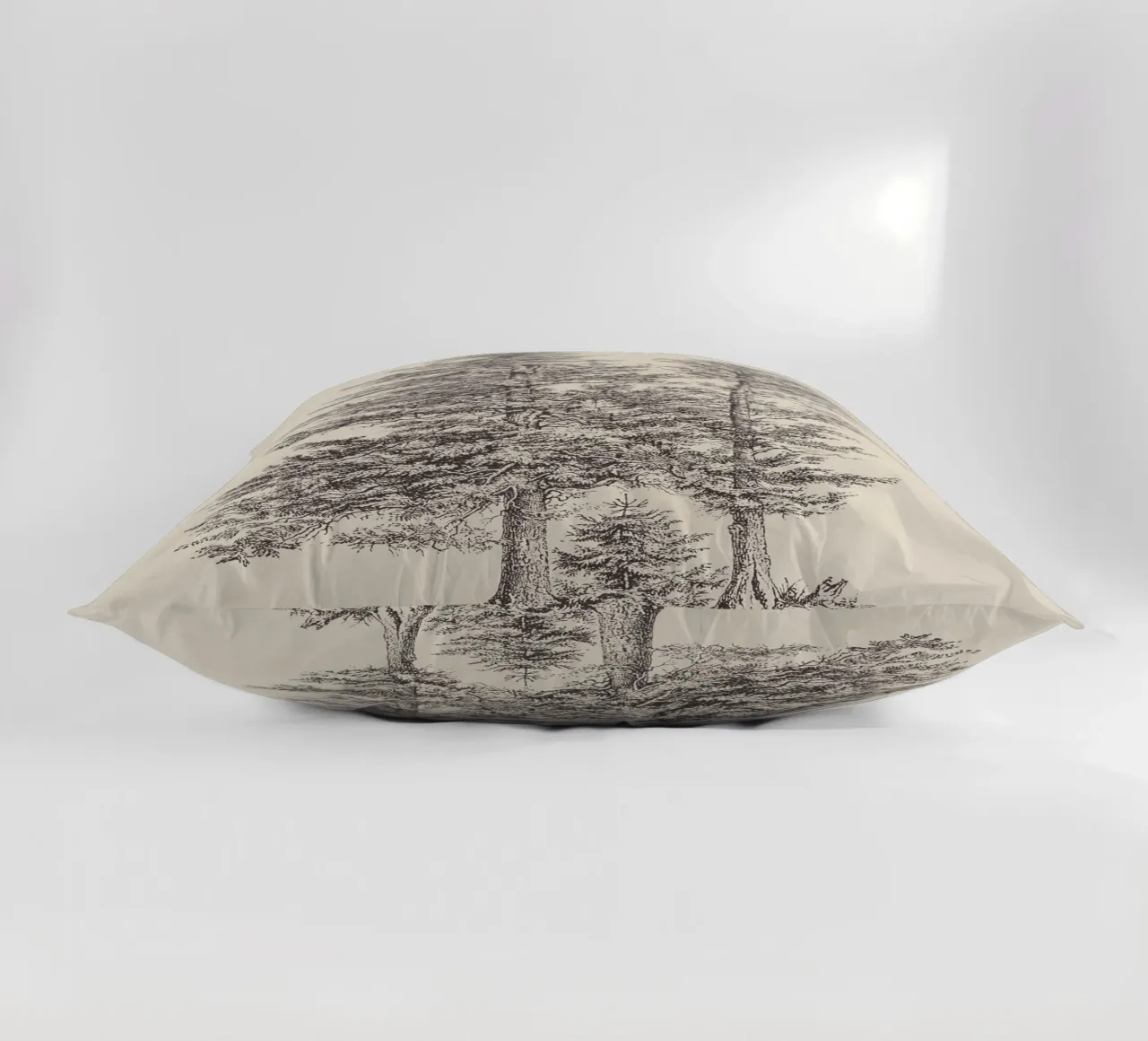 Tree Sketch - Silver Fir cuscino da apoloprints