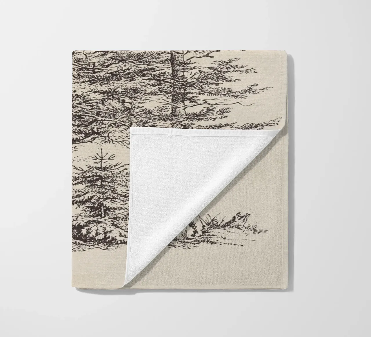 Tree Sketch - Silver Fir telo mare da apoloprints