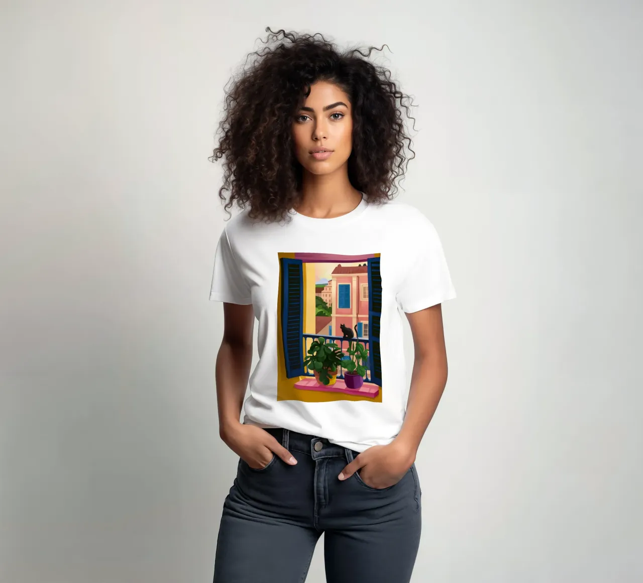 Quiet Reflection t-shirt by Artie Shifa