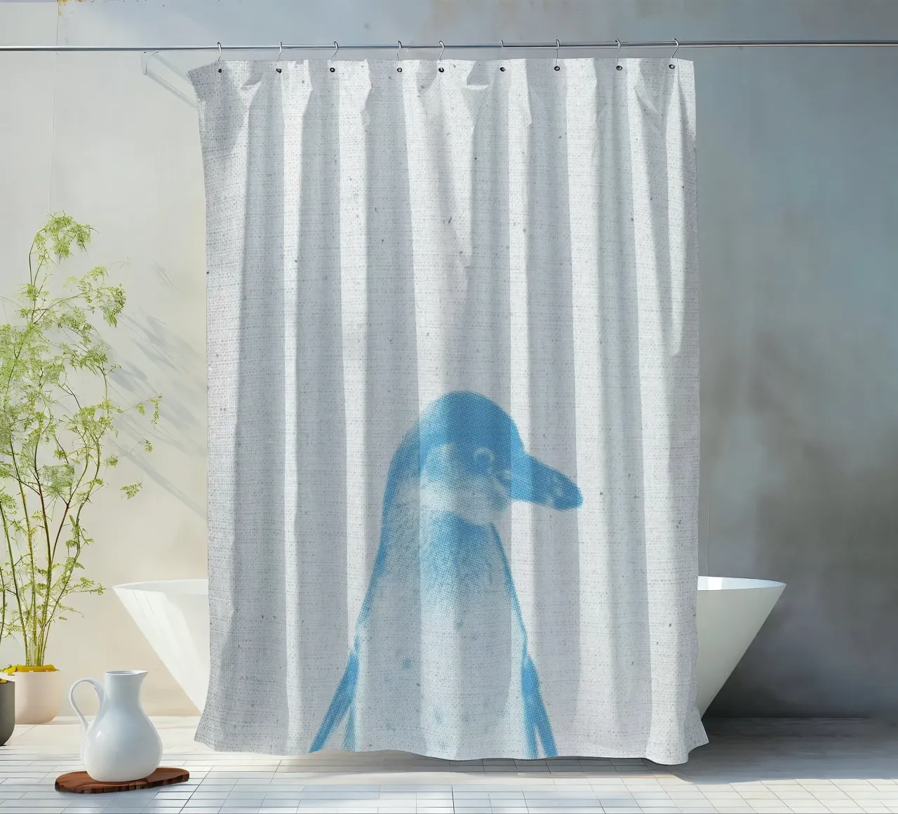 Pinguin 01 tenda da doccia da Froilein Juno