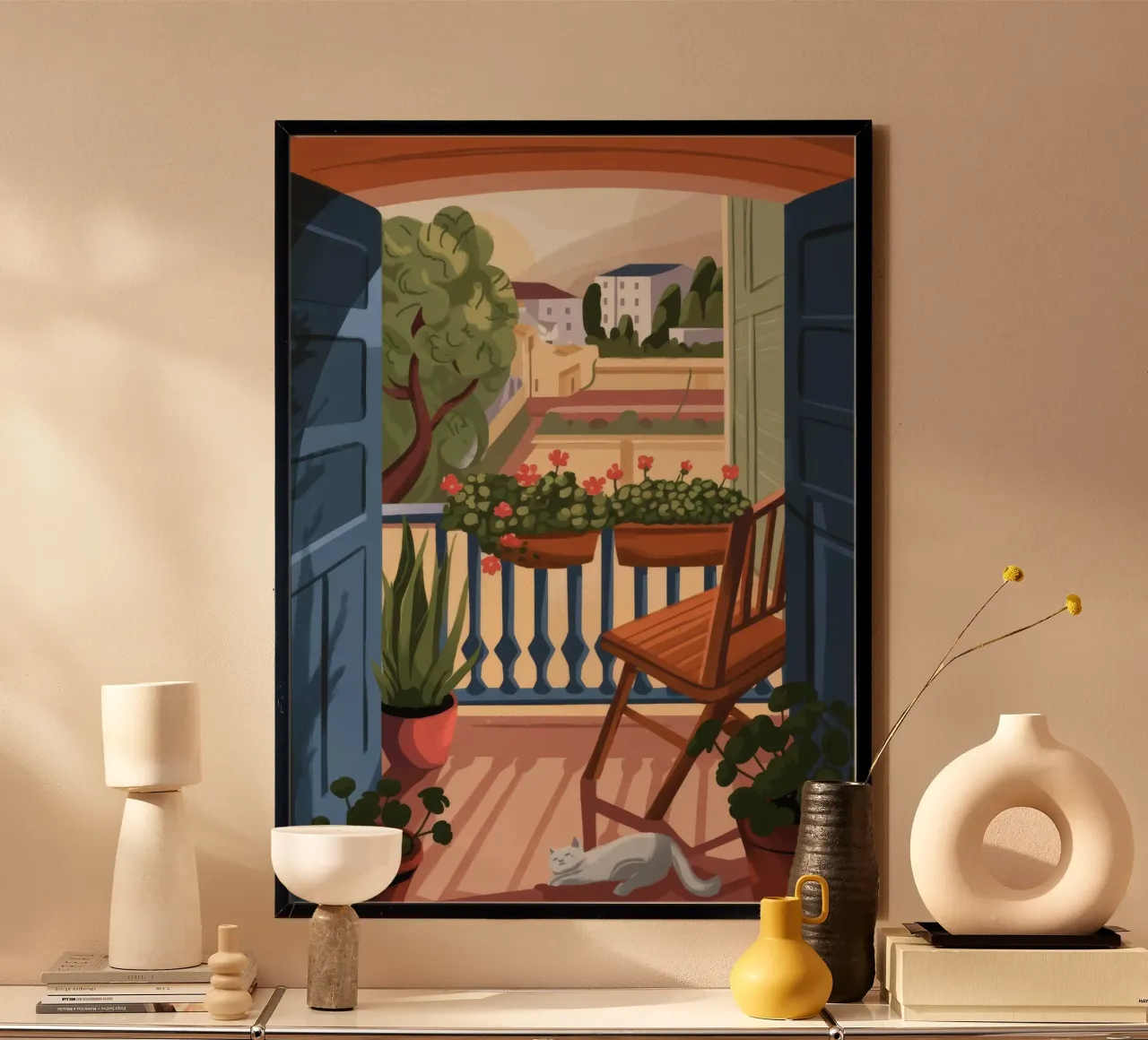Rustig toevluchtsoord poster van Artie Shifa