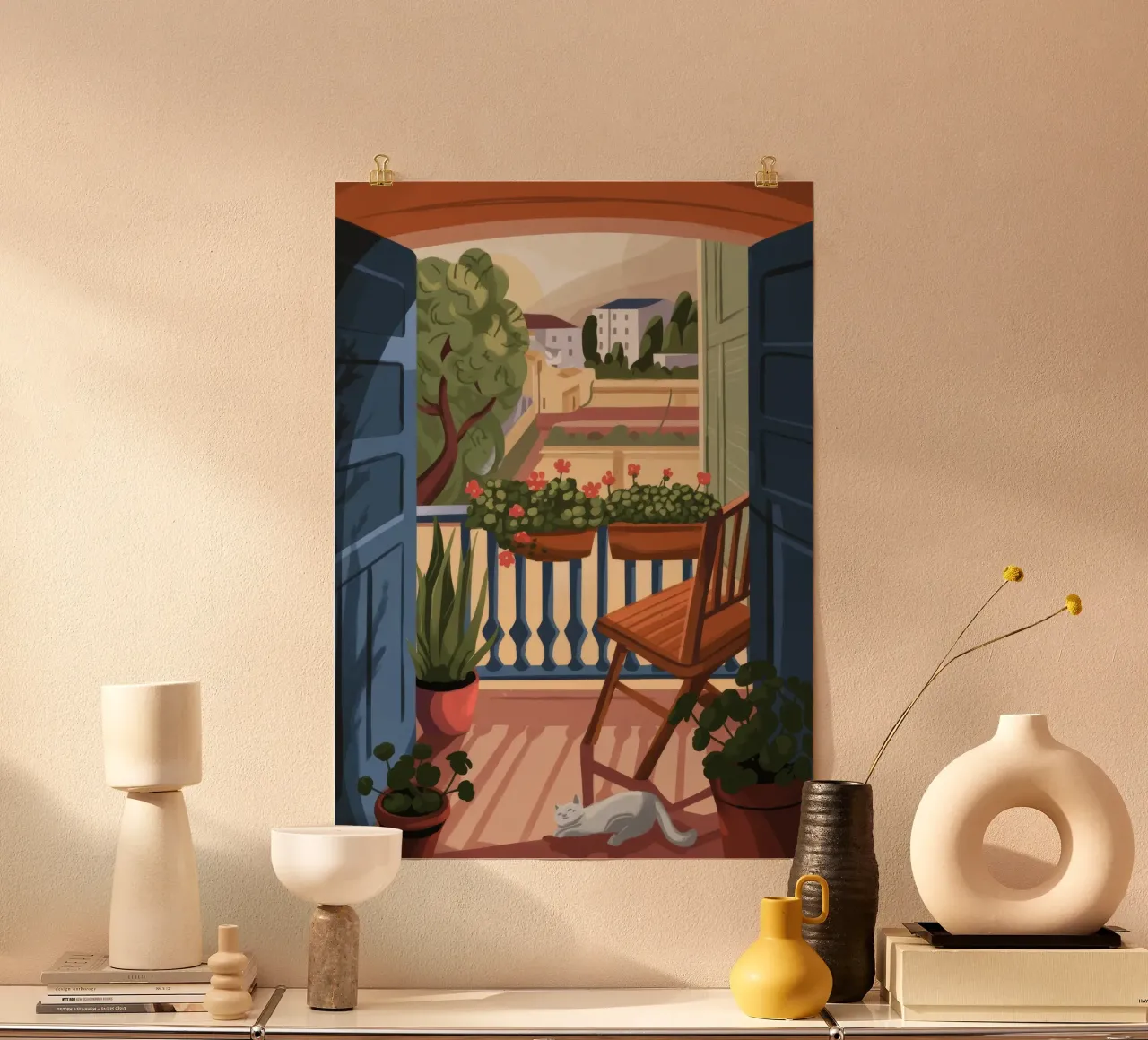 Rustig toevluchtsoord poster van Artie Shifa