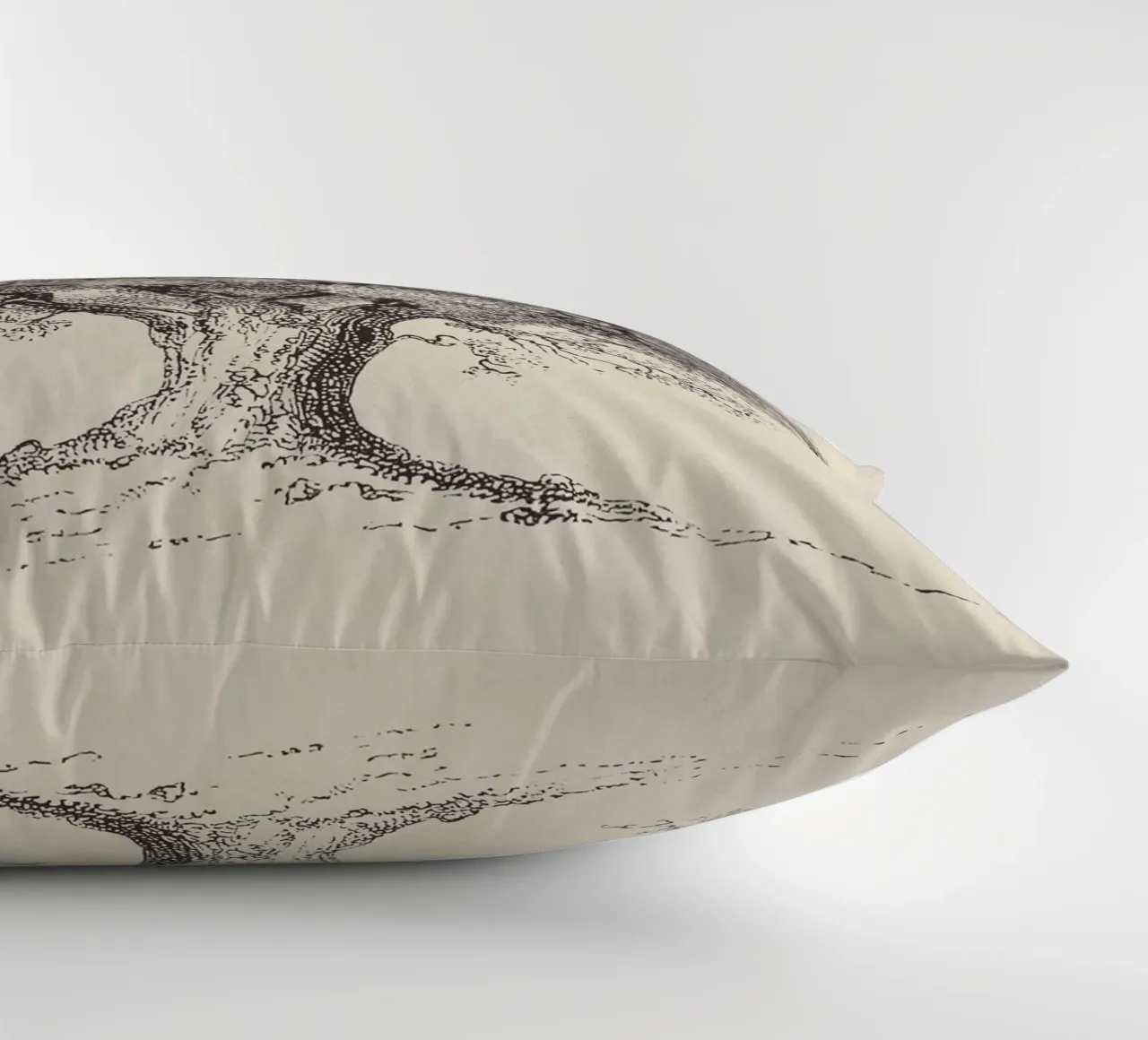 Tree Sketch - Spring Oak cuscino da apoloprints