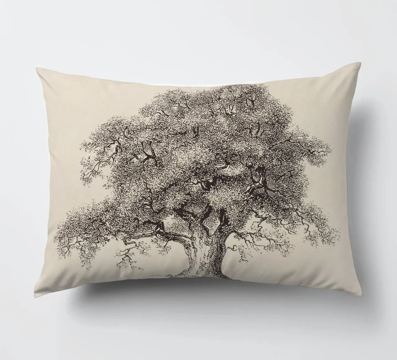 Tree Sketch - Spring Oak cuscino da apoloprints