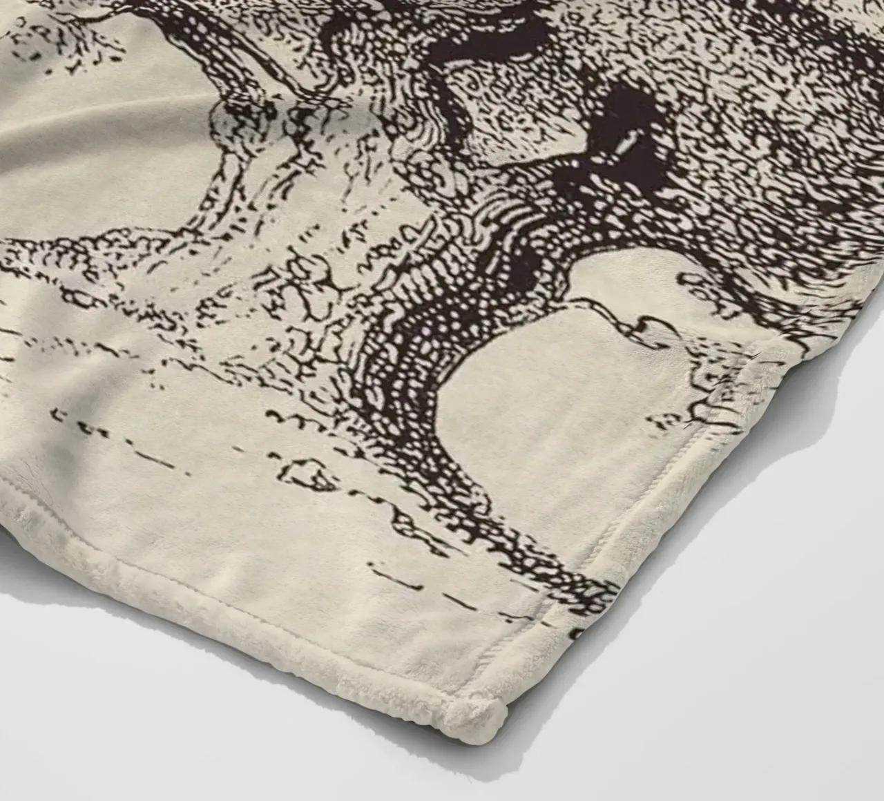 Tree Sketch - Spring Oak coperta in pile da apoloprints