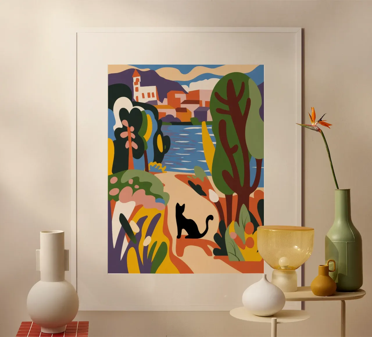 Sentiero fluviale poster da Artie Shifa
