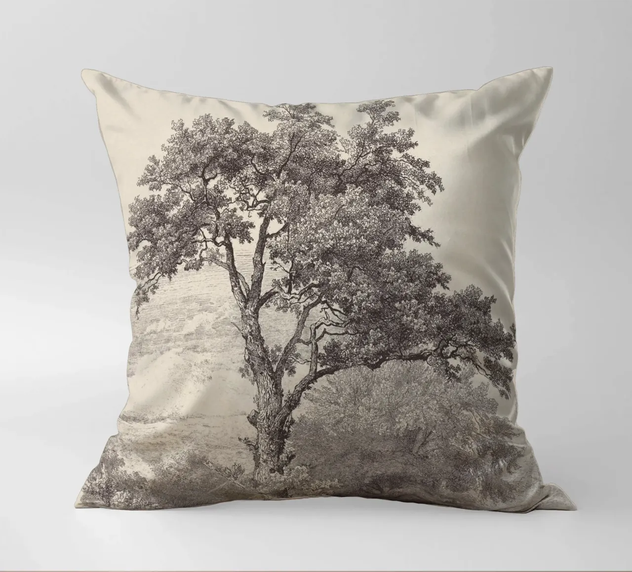 Tree Sketch - Landscape no. 23 cuscino da apoloprints