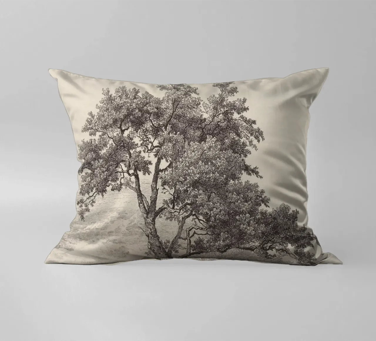 Tree Sketch - Landscape no. 23 cuscino da apoloprints