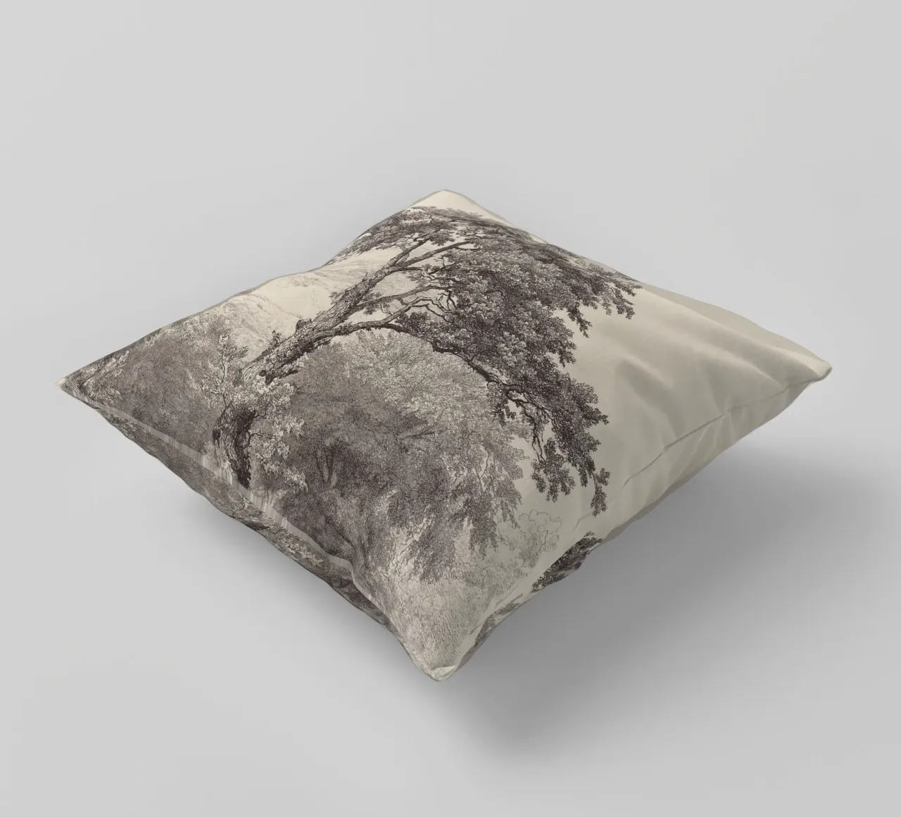 Tree Sketch - Landscape no. 23 cuscino da apoloprints