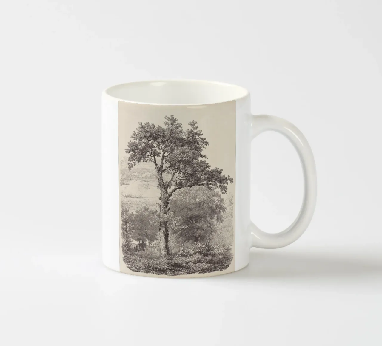 Tree Sketch - Landscape no. 23 tazza in ceramica da apoloprints