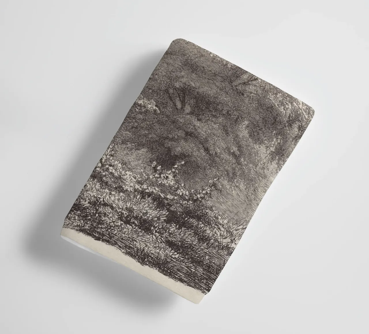 Tree Sketch - Landscape no. 23 asciugamano da bagno da apoloprints