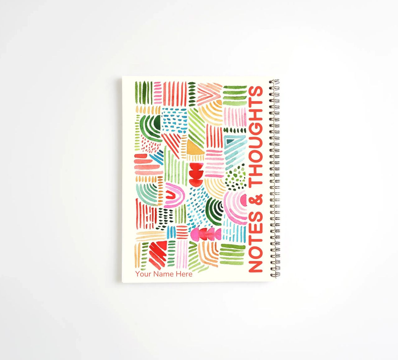Notizen & Gedanken - Personalisiertes Journal - Kritzeleien Ringbuch von Peaches Art Prints