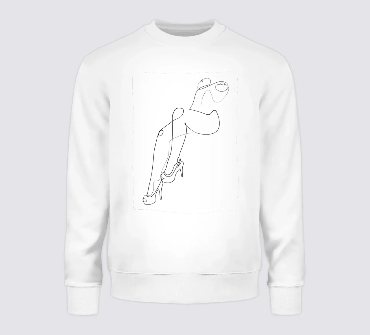 Circino - desnudo de una línea sudadera de Addillum