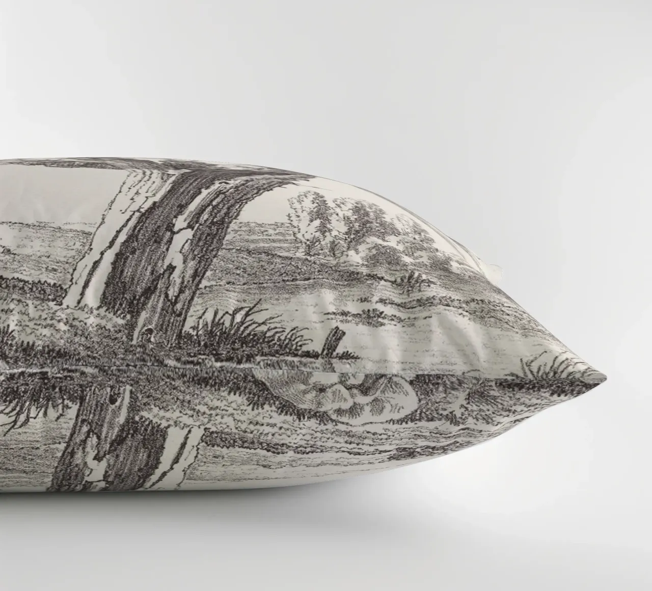 Tree Sketch - Willow no. 2 cuscino da apoloprints