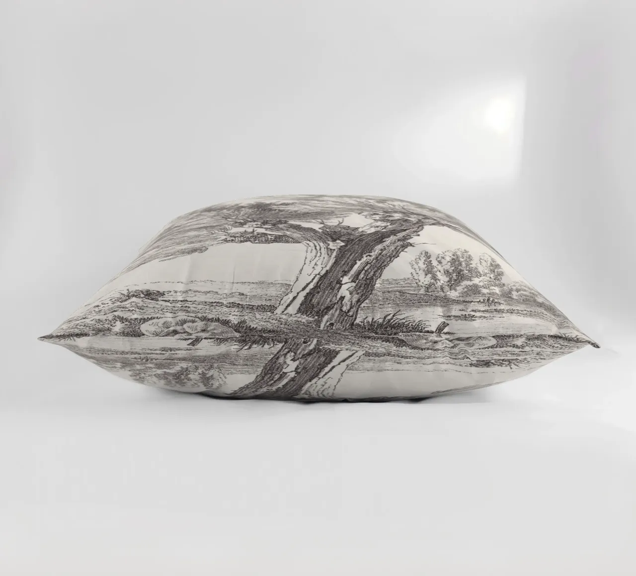 Tree Sketch - Willow no. 2 cuscino da apoloprints