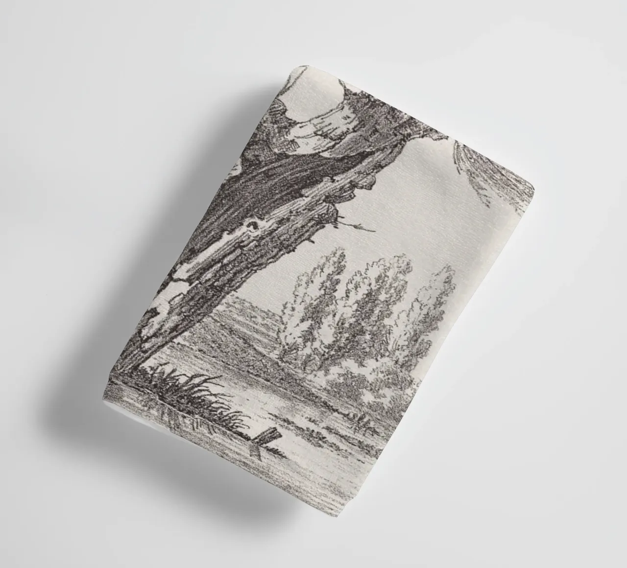 Tree Sketch - Willow no. 2 asciugamano da bagno da apoloprints