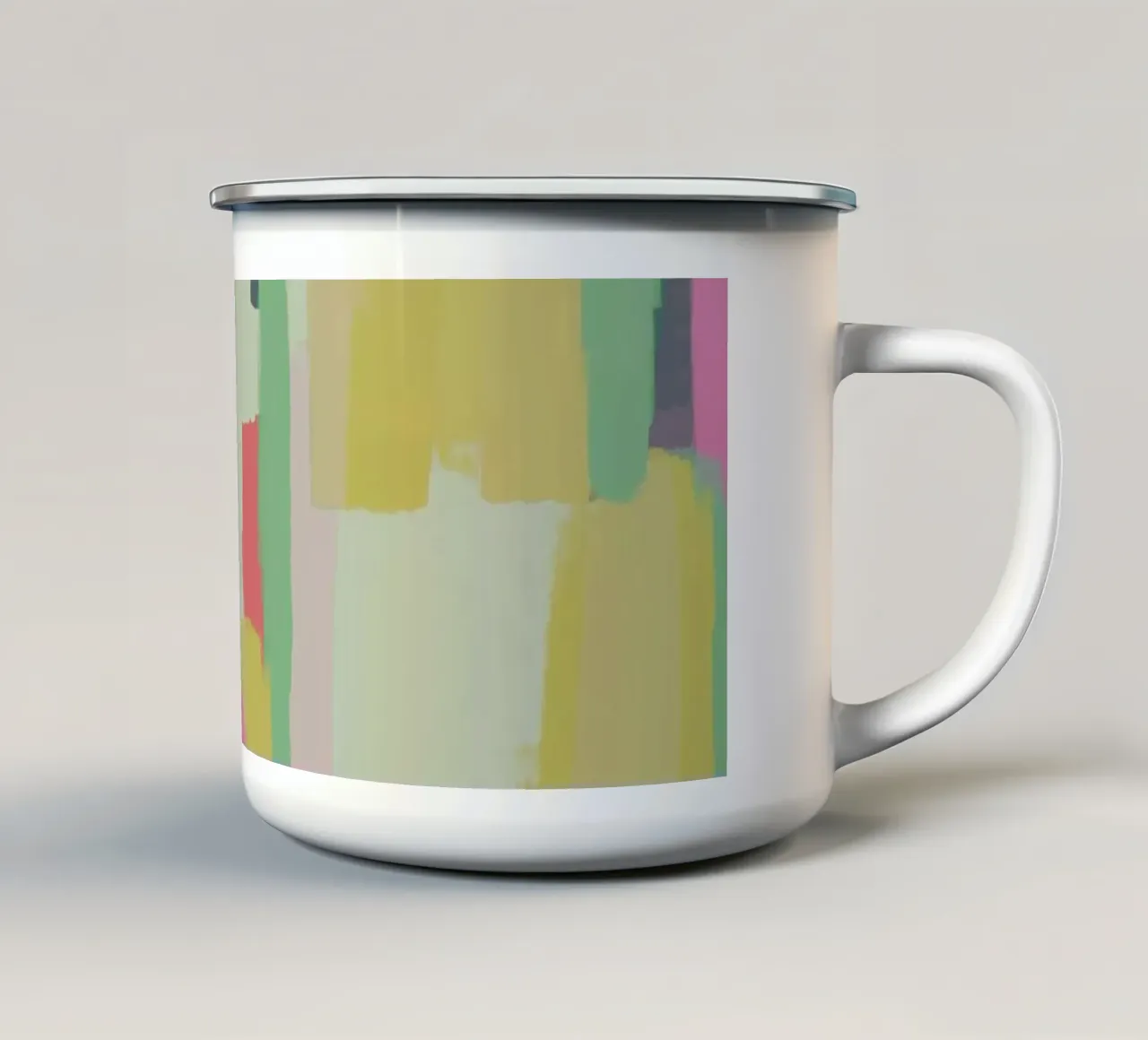Abstract Painting No.1 tazza in smalto da Metron